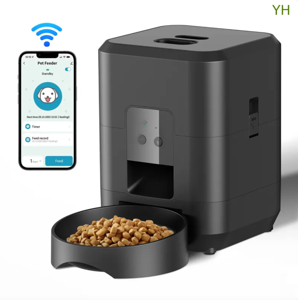KittyFrenzy | Automatic Pet Feeder — WiFi & Timed Feeding for Cats & Dogs