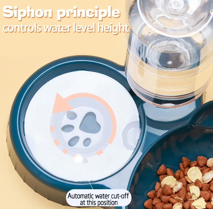 KittyFrenzy | Automatic Cat Feeder Bowl — Scheduled Food & Water Dispenser
