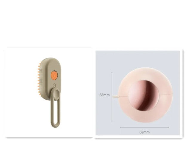KittyFrenzy | Cat Steam Brush — Spa Grooming at Home