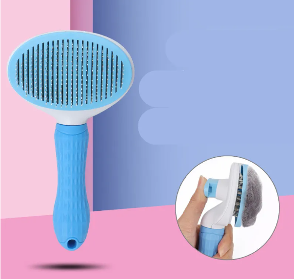 KittyFrenzy | Pet Hair Removal Comb — Deshedding & Detangling for Cats & Dogs