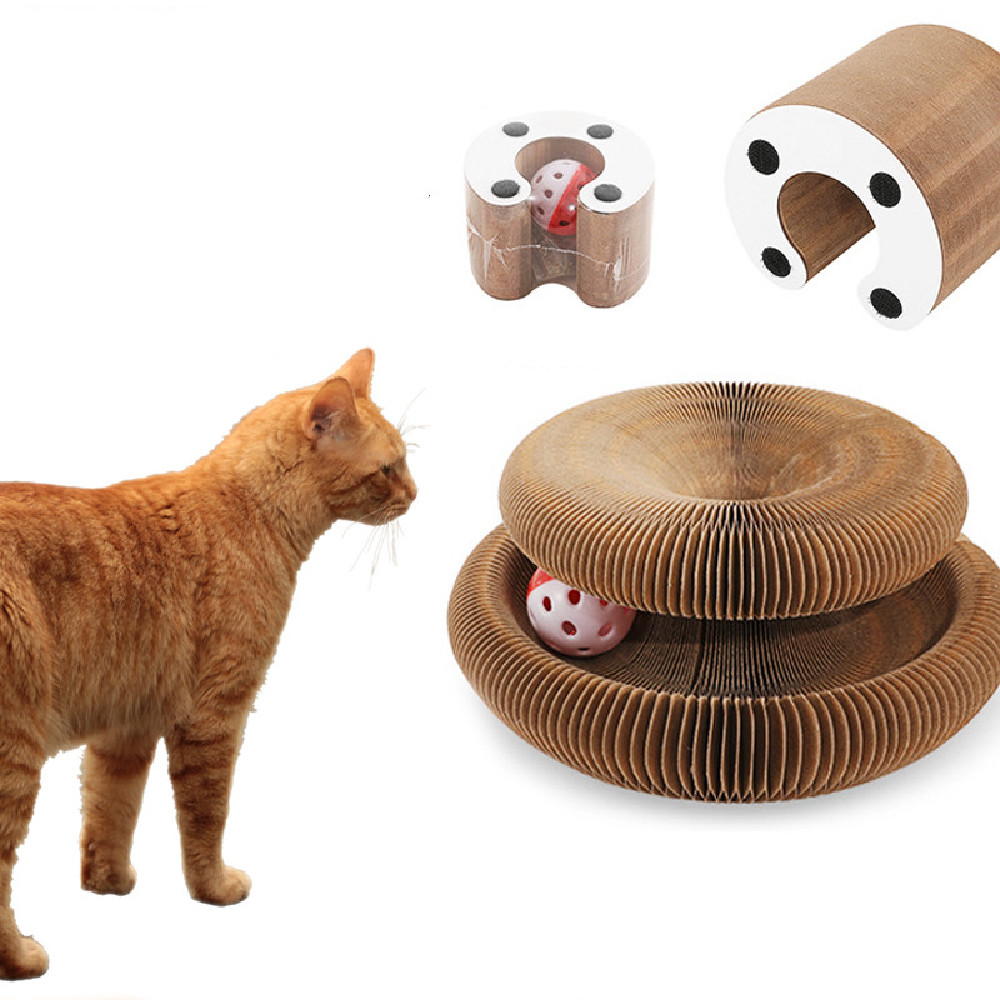 KittyFrenzy | Magic Organ Cat Scratcher — Corrugated Cardboard Scratch Board