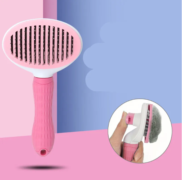 KittyFrenzy | Pet Hair Removal Comb — Deshedding & Detangling for Cats & Dogs