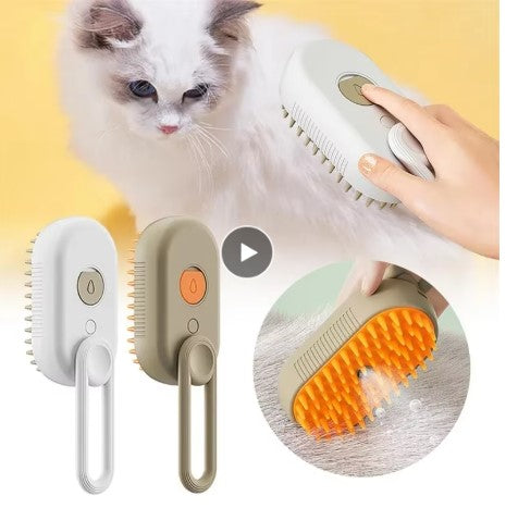 KittyFrenzy | Cat Steam Brush — Spa Grooming at Home