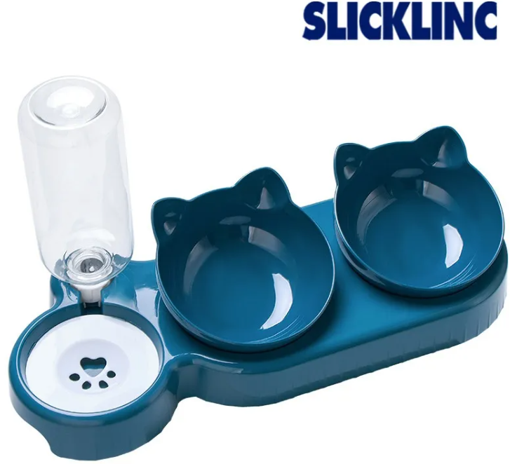 KittyFrenzy | Automatic Cat Feeder Bowl — Scheduled Food & Water Dispenser